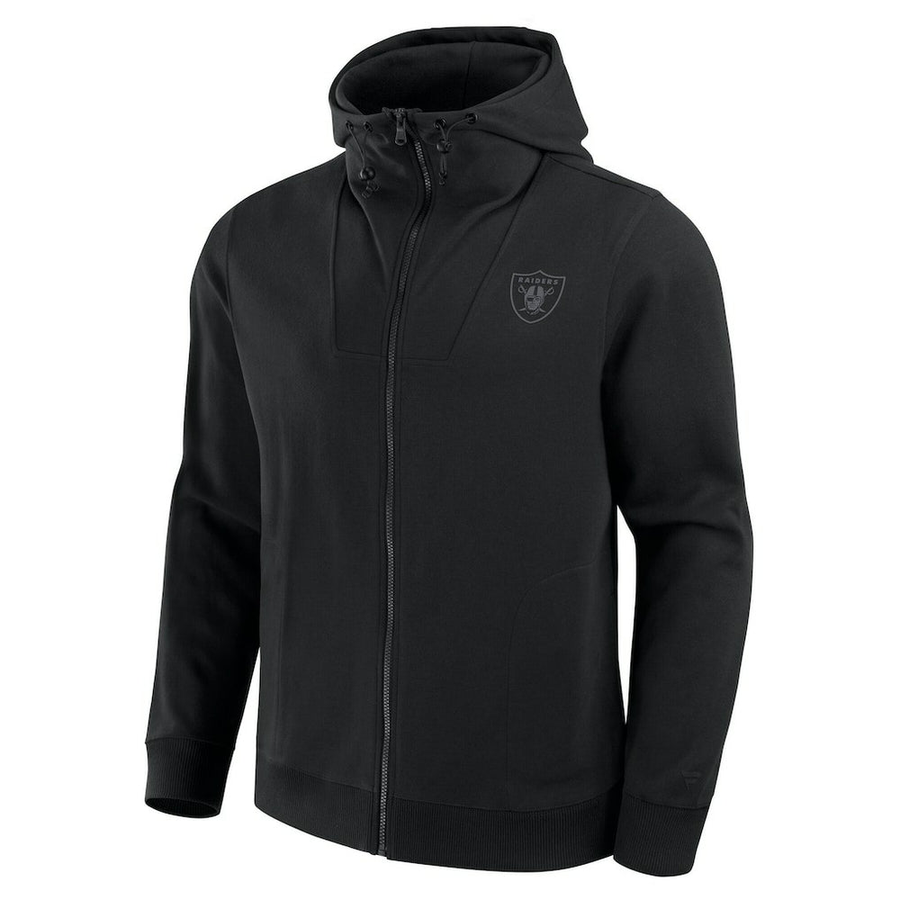 Las Vegas Raiders Unisex Front Office Full-Zip Hoodie - Black on sale