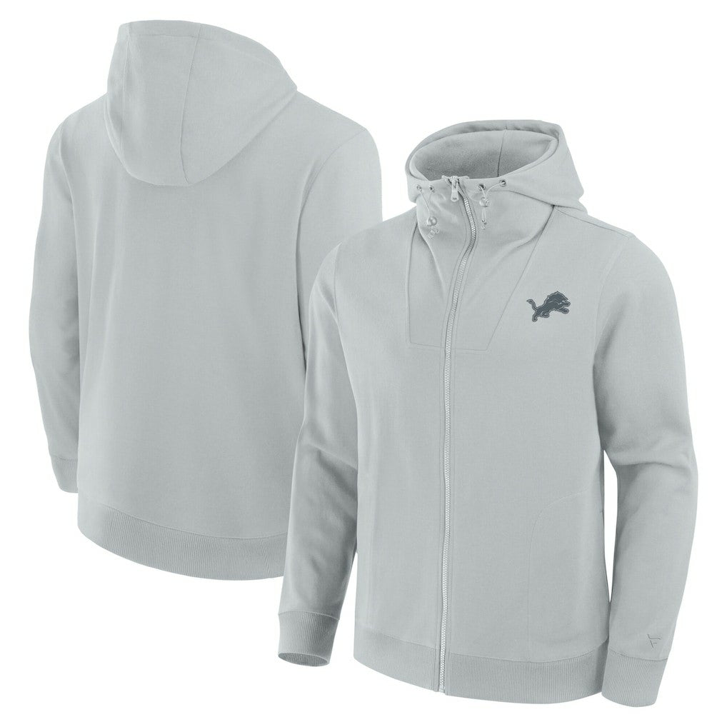 Detroit Lions Unisex Front Office Full-Zip Hoodie - Gray cheap