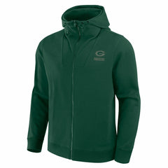 Green Bay Packers Unisex Front Office Full-Zip Hoodie - Green on sale