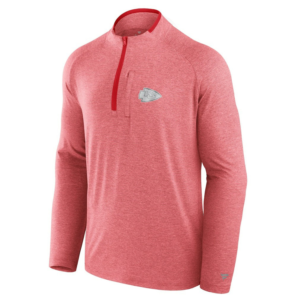 Kansas City Chiefs Unisex Front Office Performance Primary Quarter-Zip Jacket - Red online
