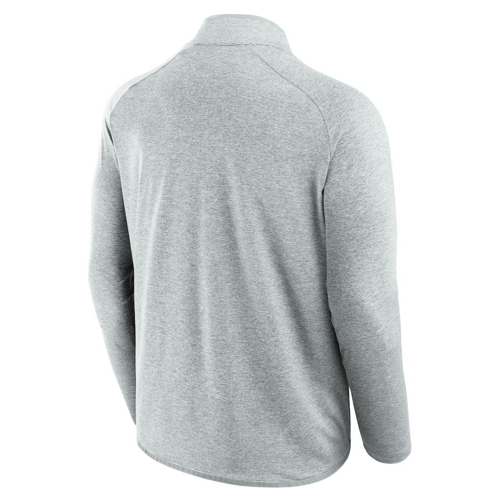 Minnesota Vikings Unisex Front Office Performance Primary Quarter-Zip Jacket - Gray sale