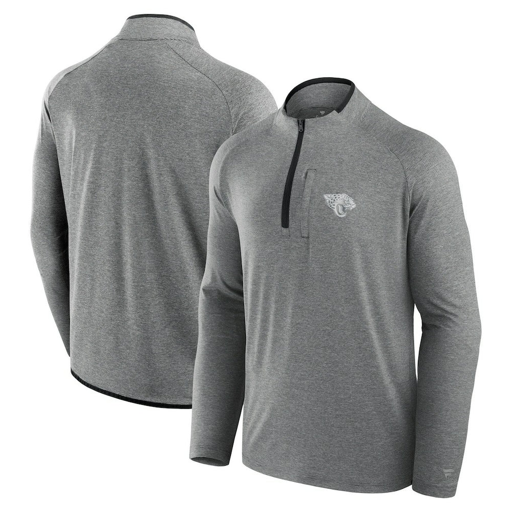 Jacksonville Jaguars Unisex Front Office Performance Primary Quarter-Zip Jacket - Charcoal online