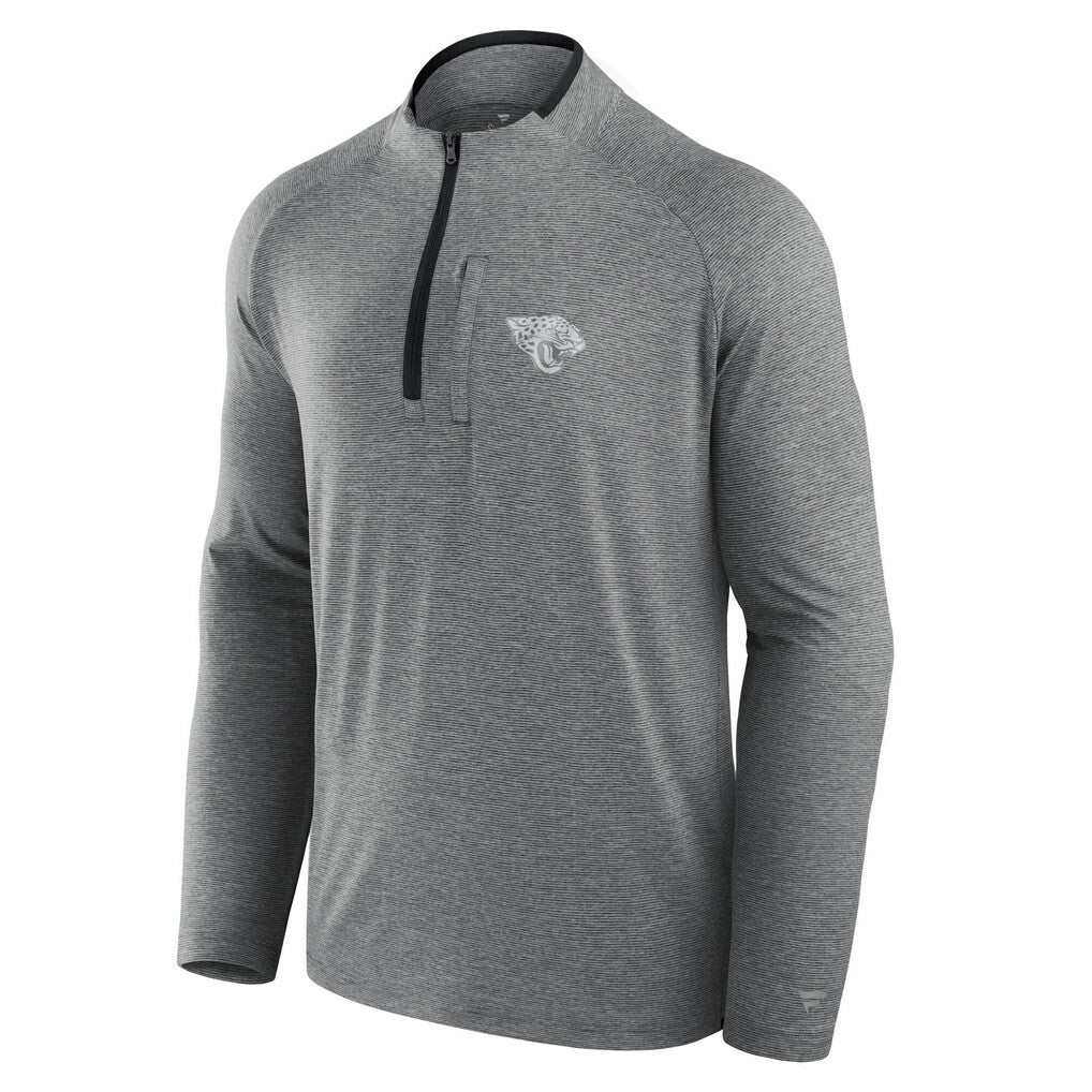Jacksonville Jaguars Unisex Front Office Performance Primary Quarter-Zip Jacket - Charcoal online