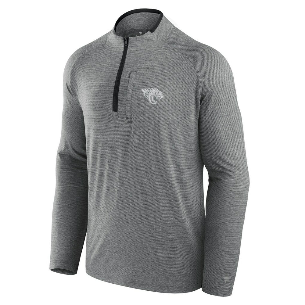Jacksonville Jaguars Unisex Front Office Performance Primary Quarter-Zip Jacket - Charcoal online