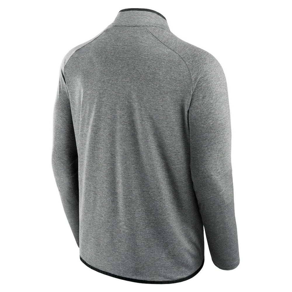 Philadelphia Eagles Unisex Front Office Performance Primary Quarter-Zip Jacket - Charcoal cheap