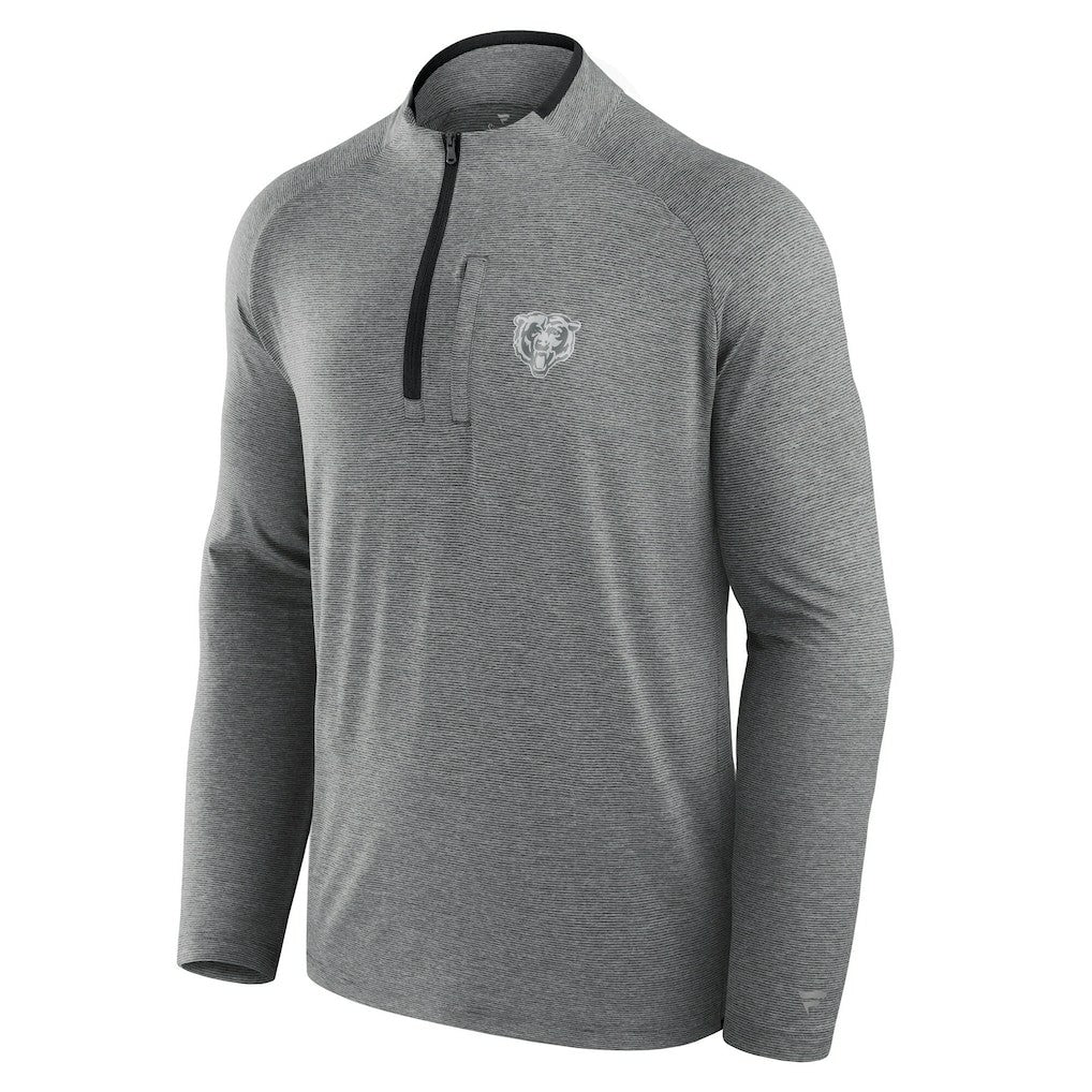 Chicago Bears Unisex Front Office Performance Primary Quarter-Zip Jacket - Charcoal outlet