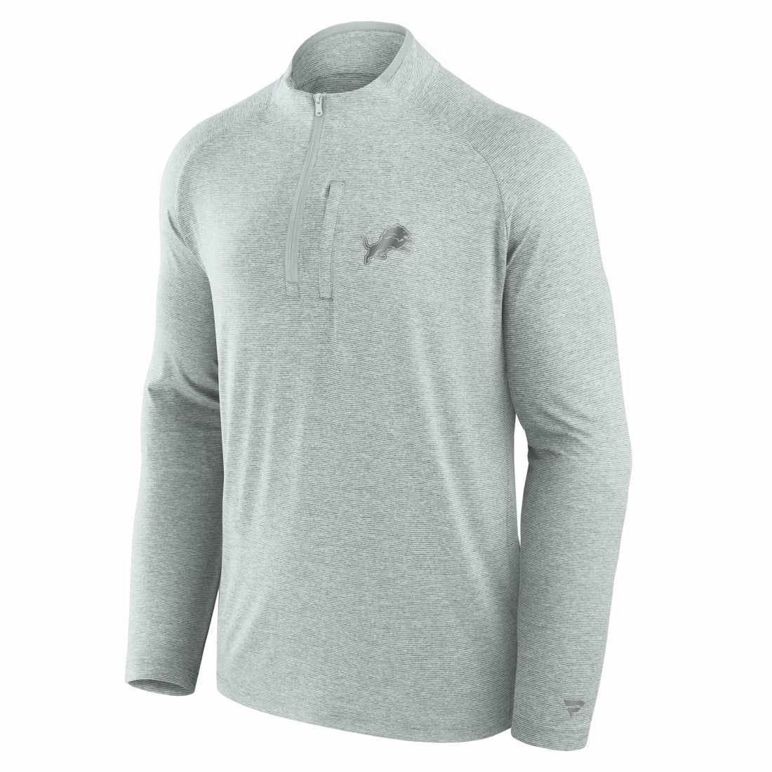 Detroit Lions Unisex Front Office Performance Primary Quarter-Zip Jacket - Gray on sale