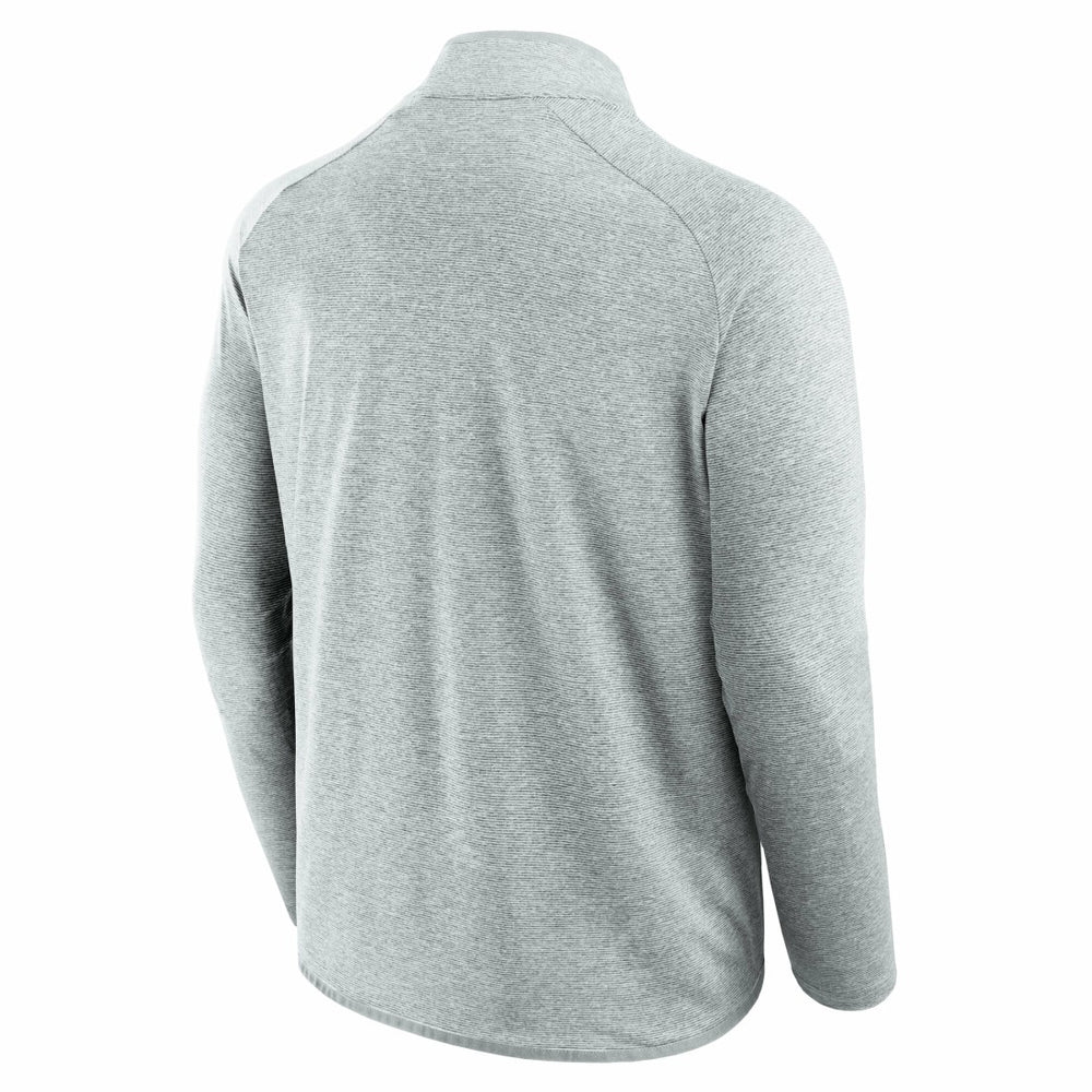 Detroit Lions Unisex Front Office Performance Primary Quarter-Zip Jacket - Gray on sale