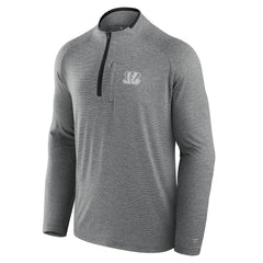Cincinnati Bengals Unisex Front Office Performance Primary Quarter-Zip Jacket - Charcoal for sale