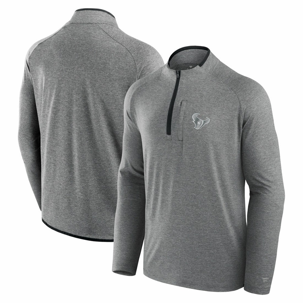 Houston Texans Unisex Front Office Performance Primary Quarter-Zip Jacket - Charcoal online