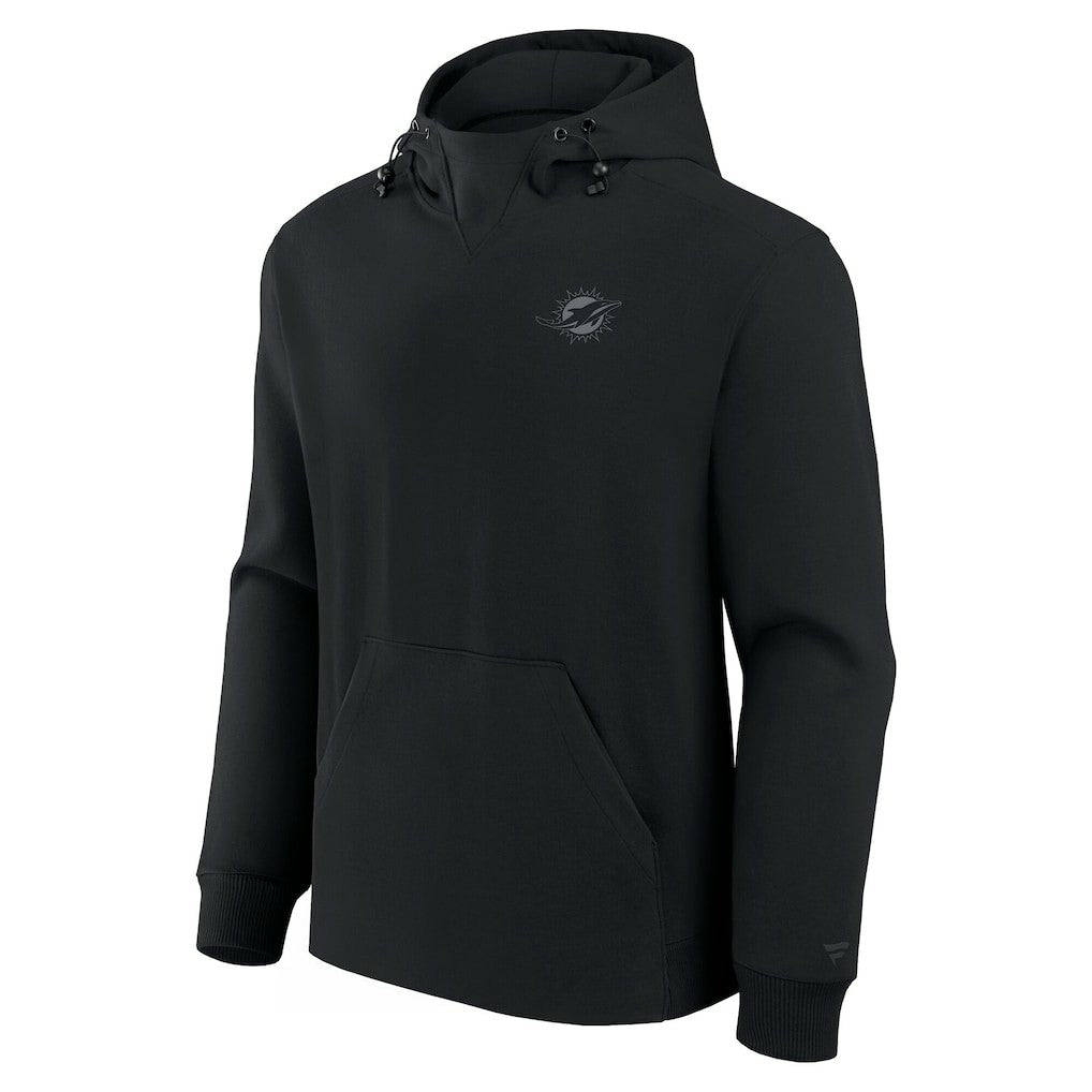 Miami Dolphins Unisex Front Office Tonal Tri-Blend Pullover Hoodie - Black sale