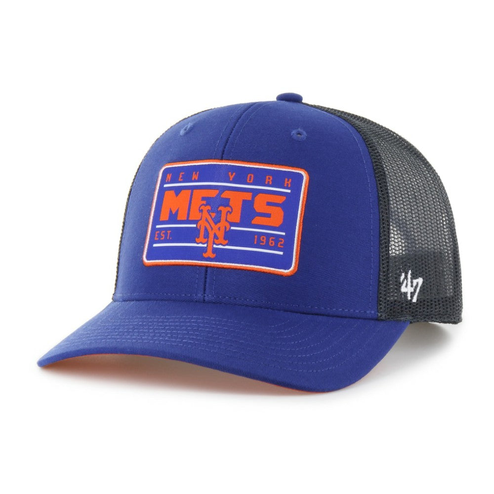 New York Mets Hardline Trucker Adjustable Hat - Royal | 47 brand