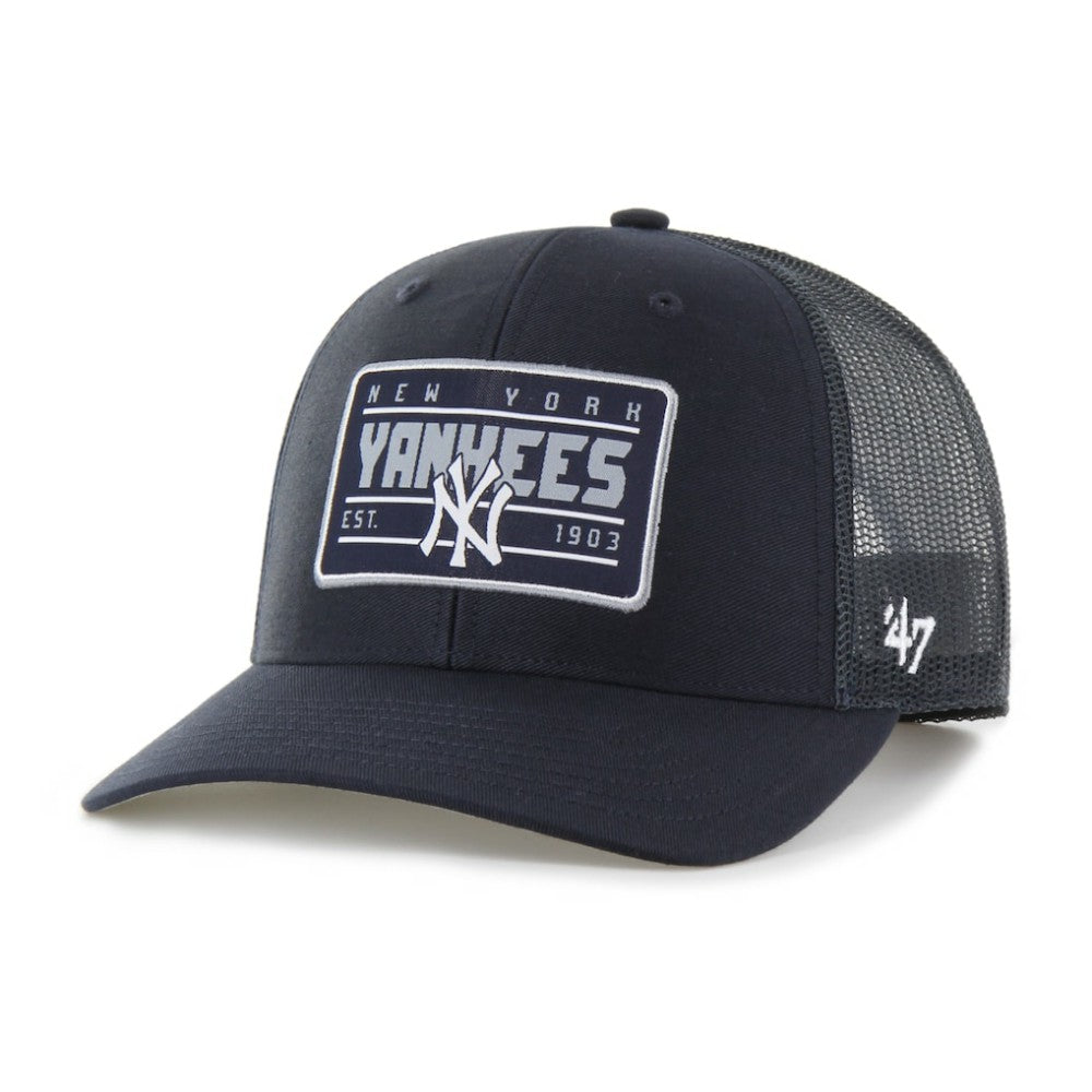 New York Yankees Hardline Trucker Adjustable Hat - Navy | 47 brand