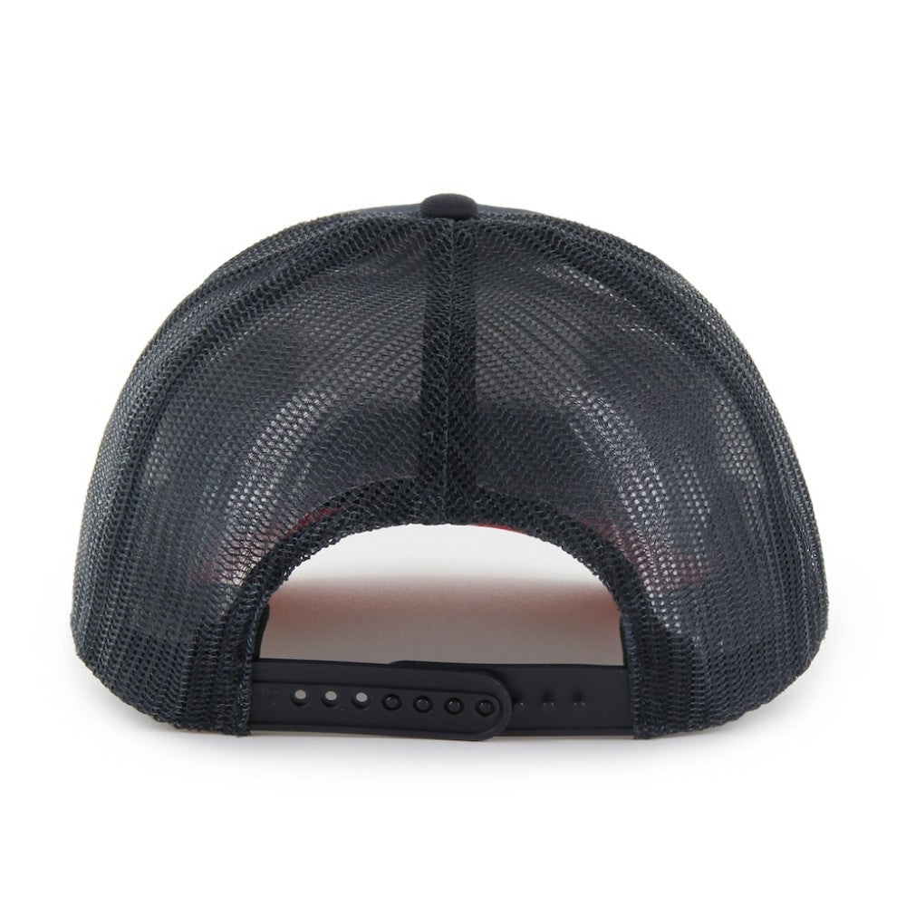 Atlanta Braves Hardline Trucker Adjustable Hat - Navy | 47 brand