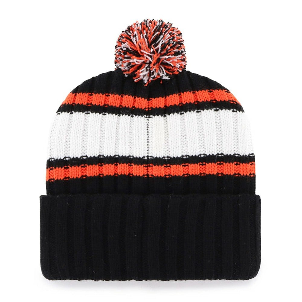 San Francisco Giants Plateau Cuffed Knit Hat with Pom - Black | 47 brand