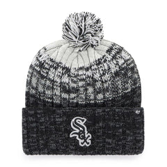 Chicago White Sox Cascade Cuffed Knit Hat with Pom - Black | 47 brand
