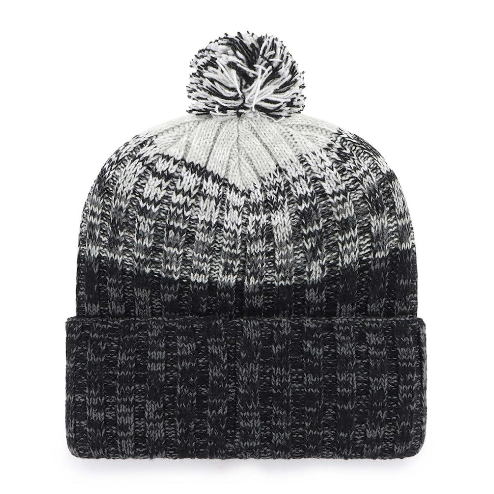 Chicago White Sox Cascade Cuffed Knit Hat with Pom - Black | 47 brand