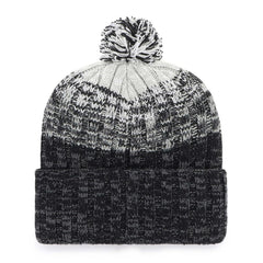 Chicago White Sox Cascade Cuffed Knit Hat with Pom - Black | 47 brand