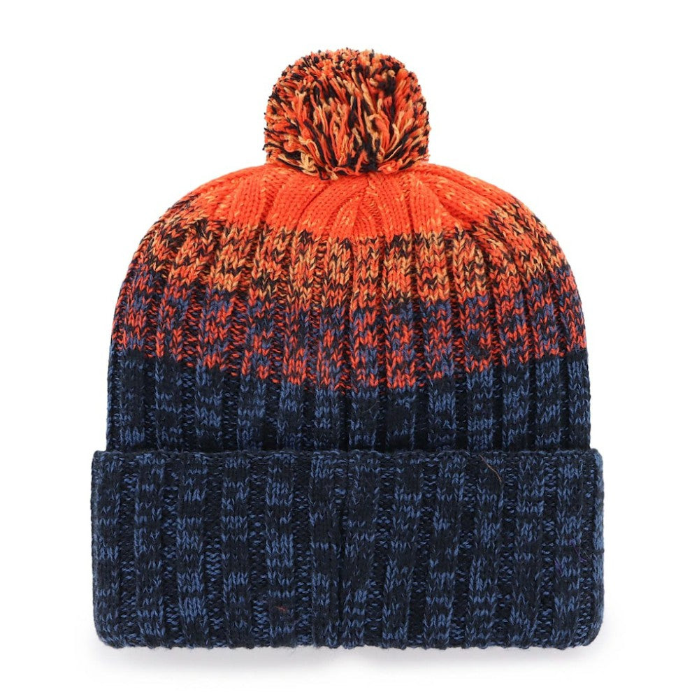 Detroit Tigers Cascade Cuffed Knit Hat with Pom - Navy | 47 brand