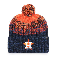 Houston Astros Cascade Cuffed Knit Hat with Pom - Navy | 47 brand