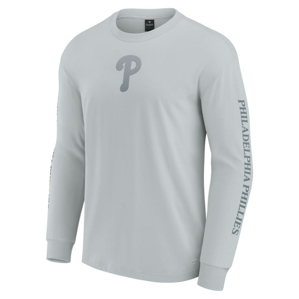 Philadelphia Phillies Elements Strive Long Sleeve T-Shirt - Gray