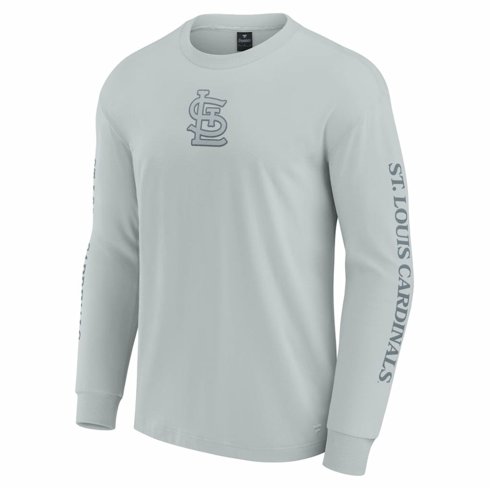 St. Louis Cardinals Elements Strive Long Sleeve T-Shirt - Gray