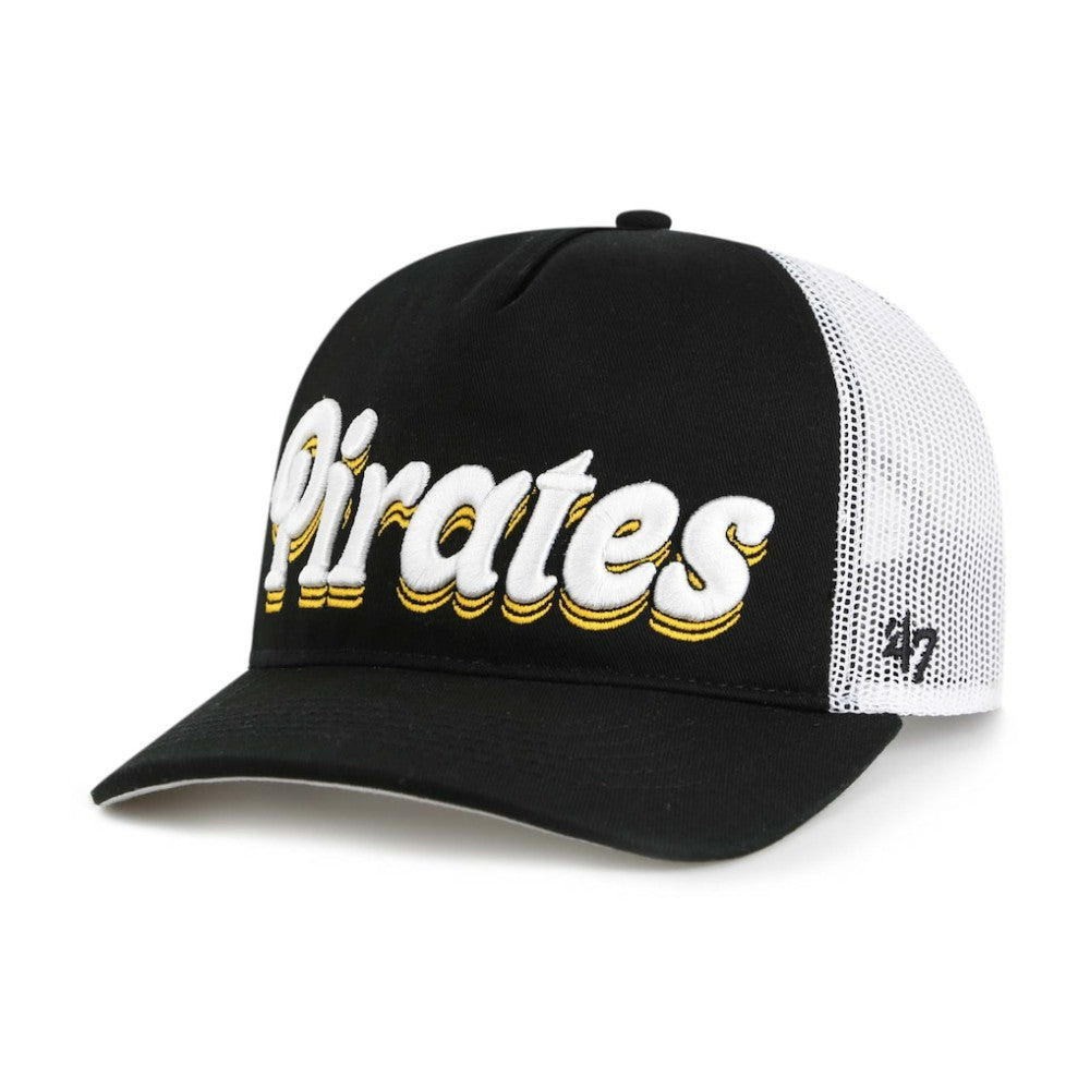 Pittsburgh Pirates Women's Biloxi Hitch Adjustable Hat - Black | 47 brand