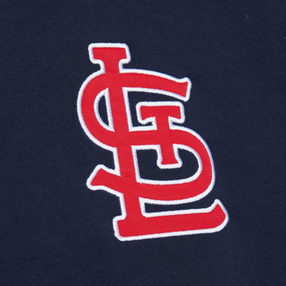 St. Louis Cardinals Team OG 2.0 Current Logo Pullover Hoodie - Navy | Mitchell & Ness