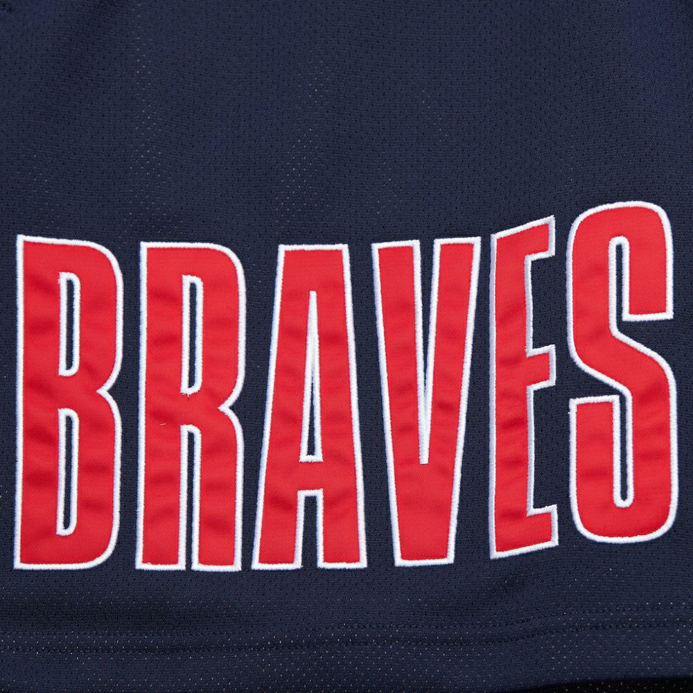 Atlanta Braves OG 2.0 Fashion Shorts - Navy | Mitchell & Ness