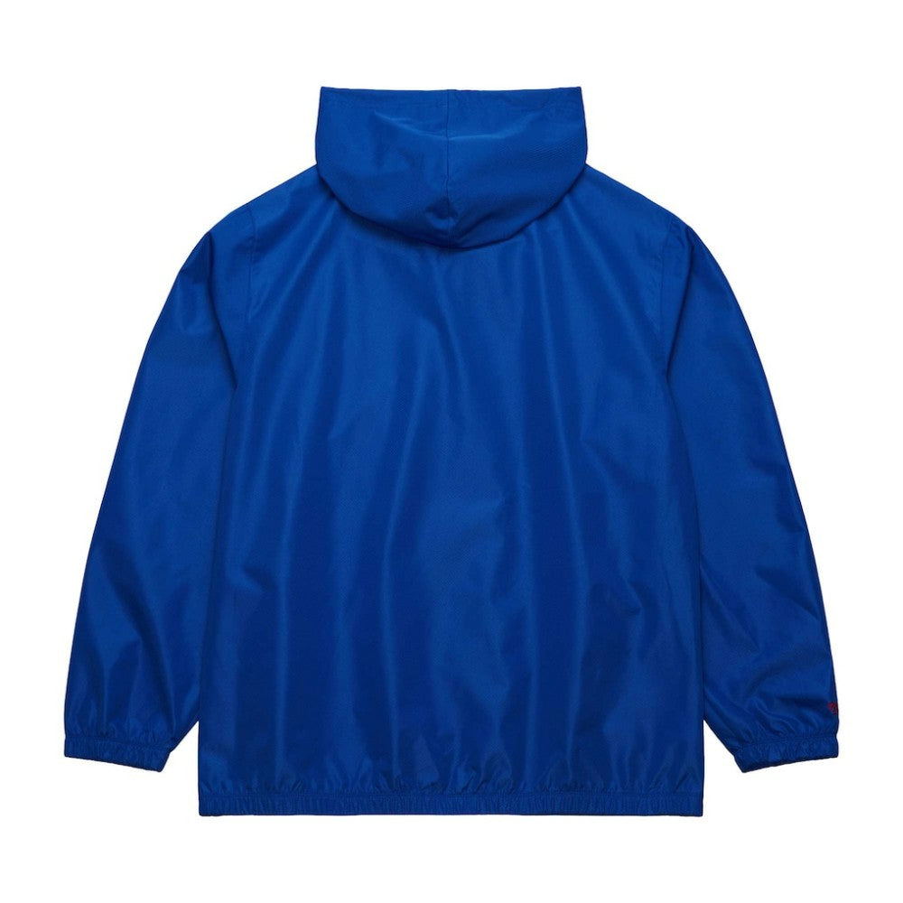 Atlanta Braves Cooperstown Collection Vintage Logo Full-Zip Hoodie Windbreaker Jacket - Royal | Mitchell & Ness
