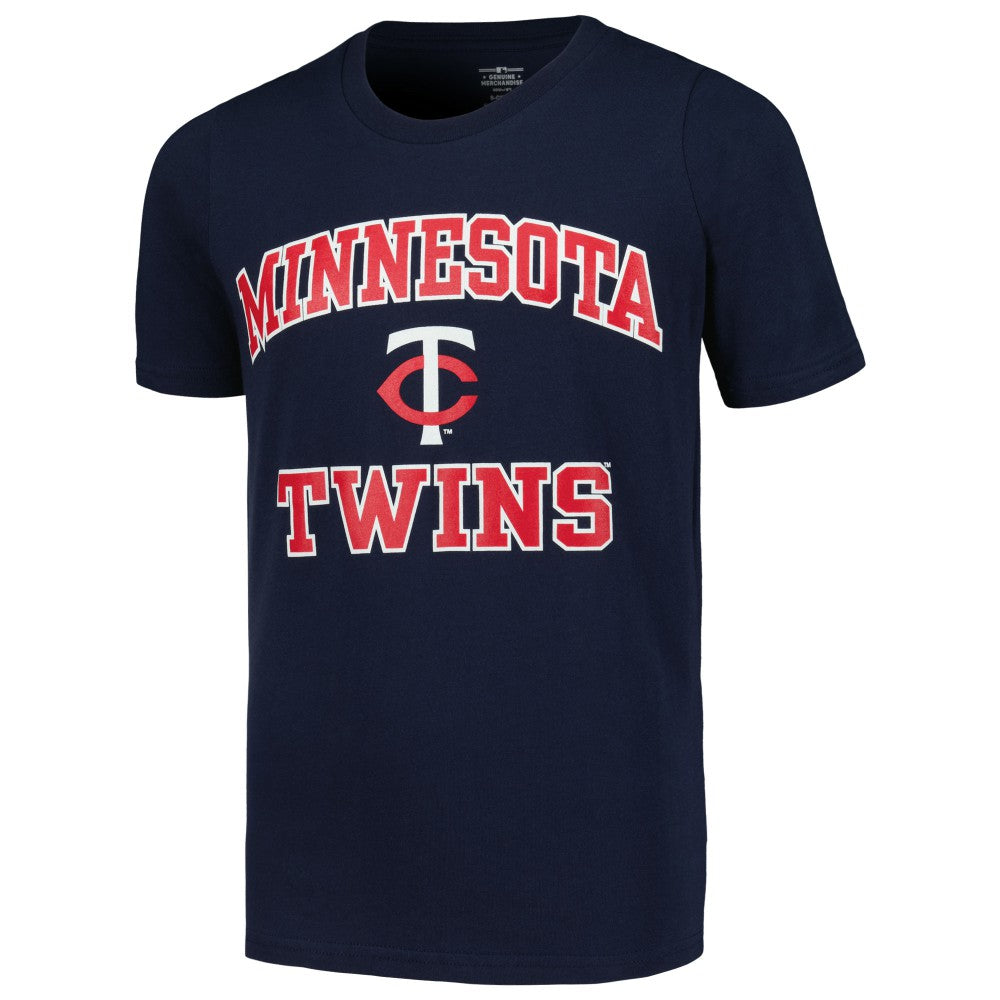 Minnesota Twins Youth Heart & Soul T-Shirt - Navy