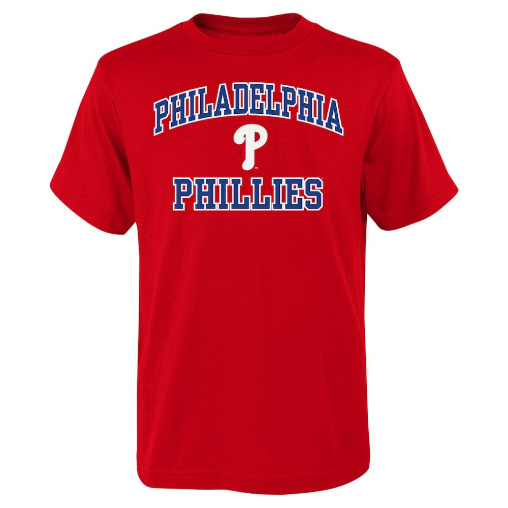 Philadelphia Phillies Youth Heart & Soul T-Shirt - Red