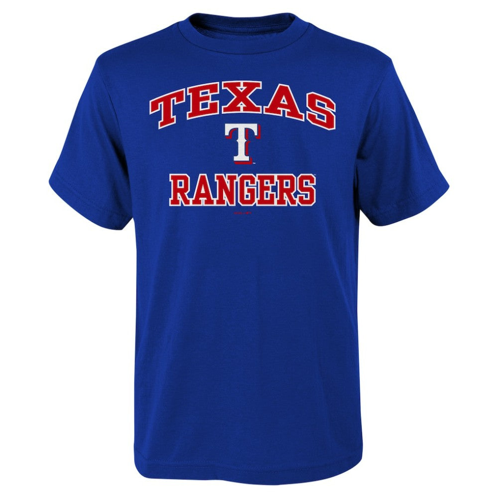 Texas Rangers Youth Heart & Soul T-Shirt - Royal