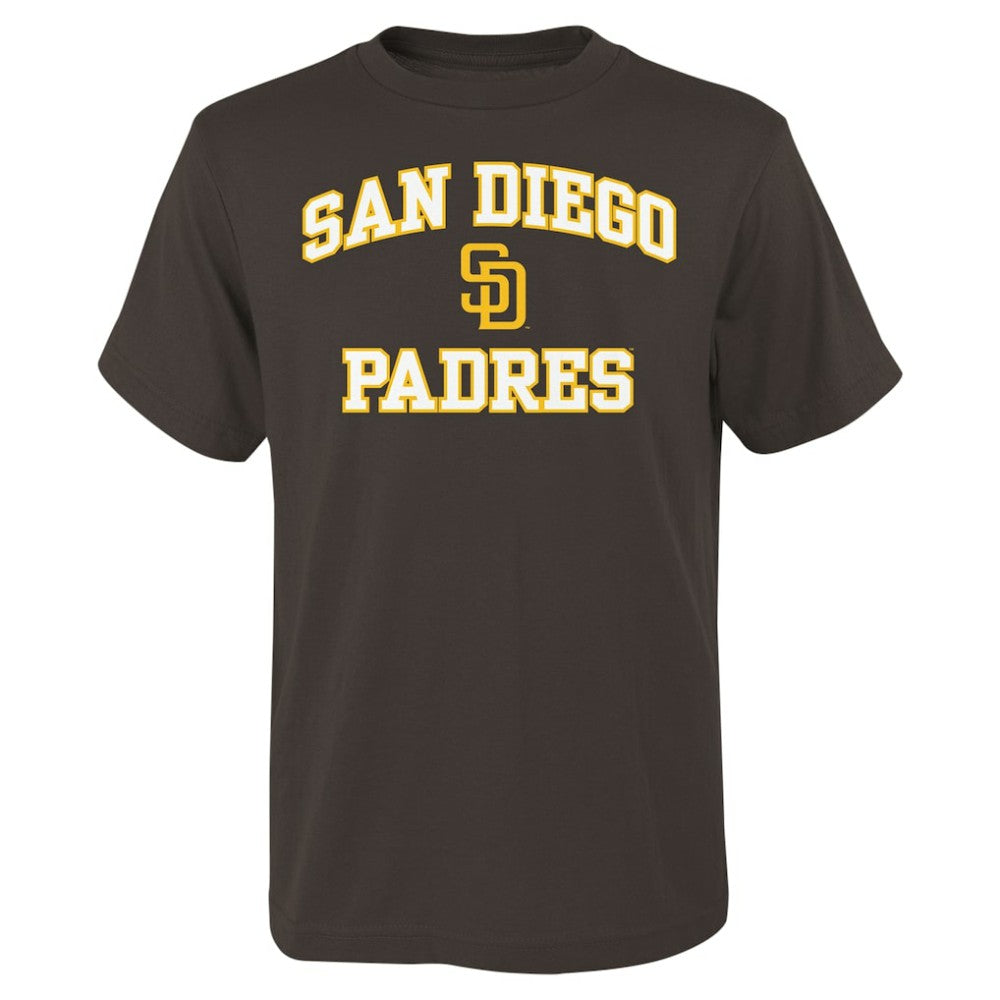San Diego Padres Youth Heart & Soul T-Shirt - Brown