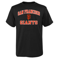 San Francisco Giants Youth Heart & Soul T-Shirt - Black