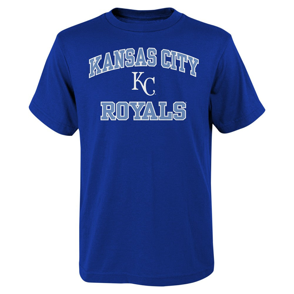 Kansas City Royals Youth Heart & Soul T-Shirt - Royal