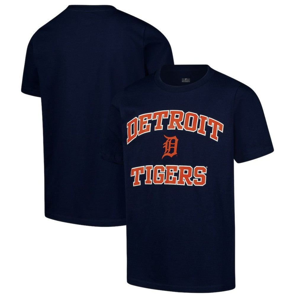 Detroit Tigers Youth Heart & Soul T-Shirt - Navy