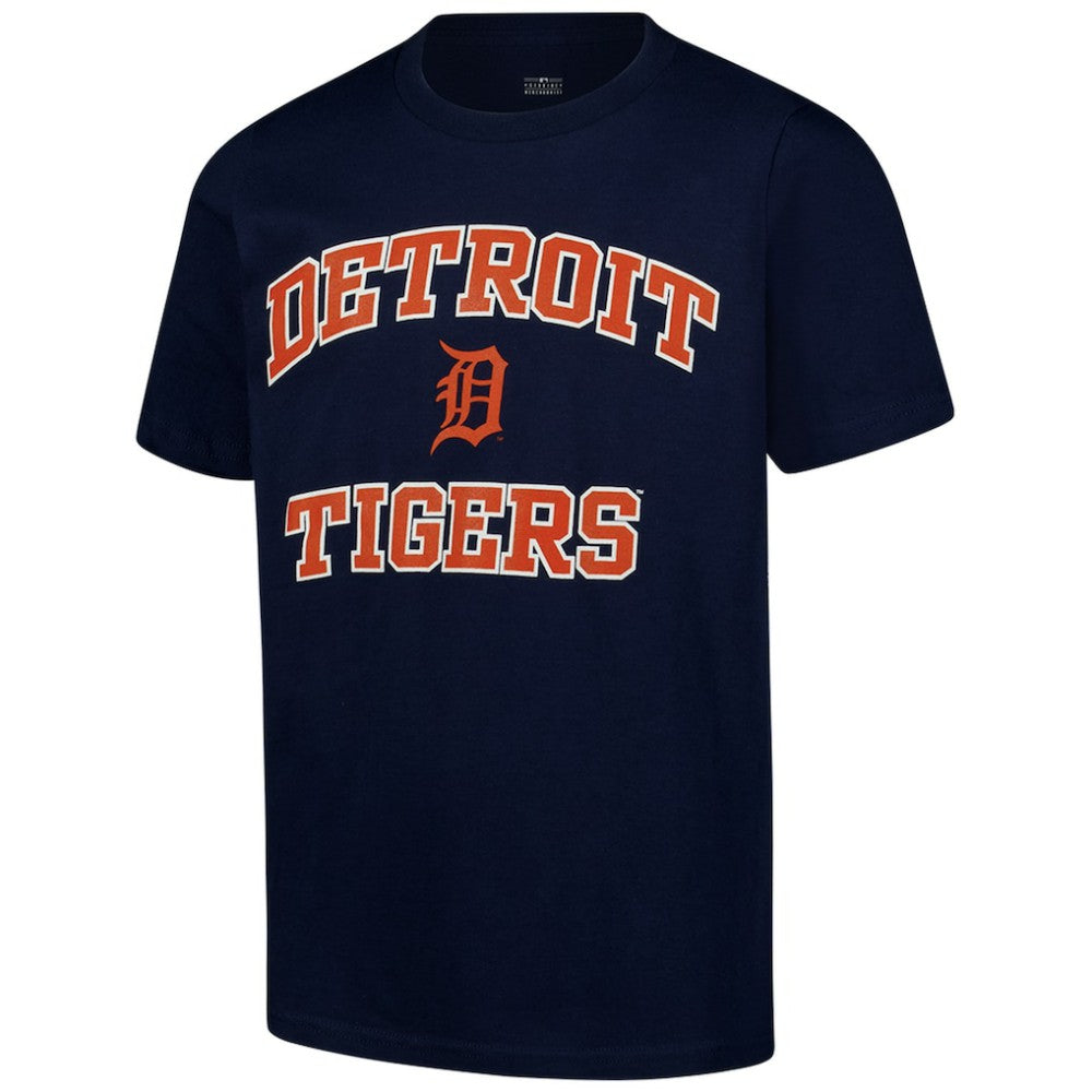 Detroit Tigers Youth Heart & Soul T-Shirt - Navy
