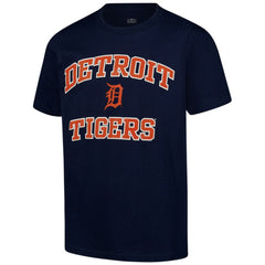 Detroit Tigers Youth Heart & Soul T-Shirt - Navy