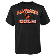 Baltimore Orioles Youth Heart & Soul T-Shirt - Black