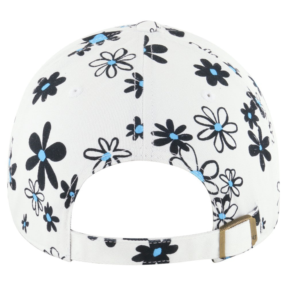 Miami Marlins Girls Youth Daisy Delight Clean Up Adjustable Hat - White | 47 brand