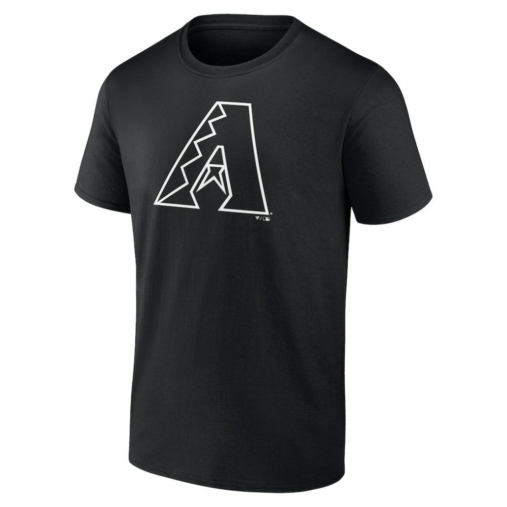 Arizona Diamondbacks Monochrome Personalized Name & Number T-Shirt - Black