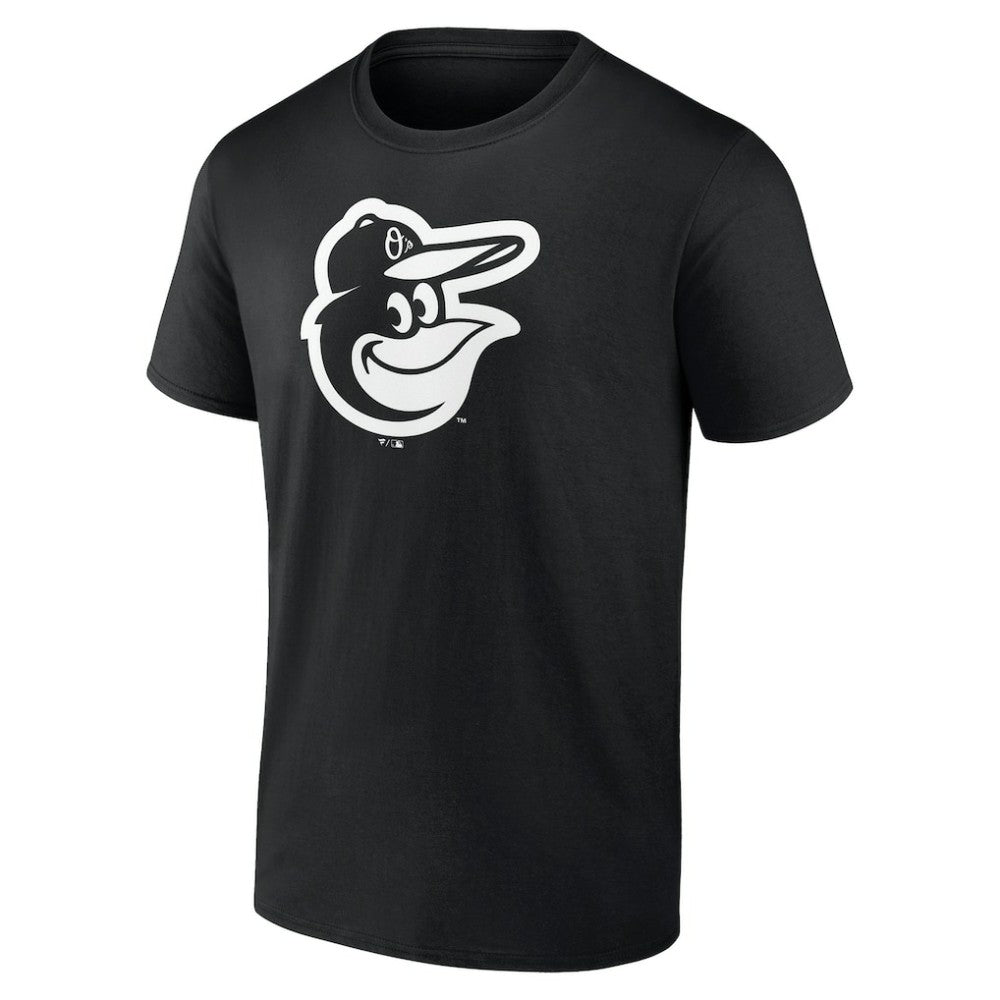 Baltimore Orioles Monochrome Personalized Name & Number T-Shirt - Black
