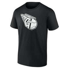 Cleveland Guardians Monochrome Personalized Name & Number T-Shirt - Black