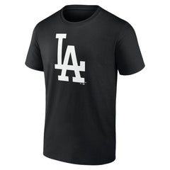 Los Angeles Dodgers Monochrome Personalized Name & Number T-Shirt - Black