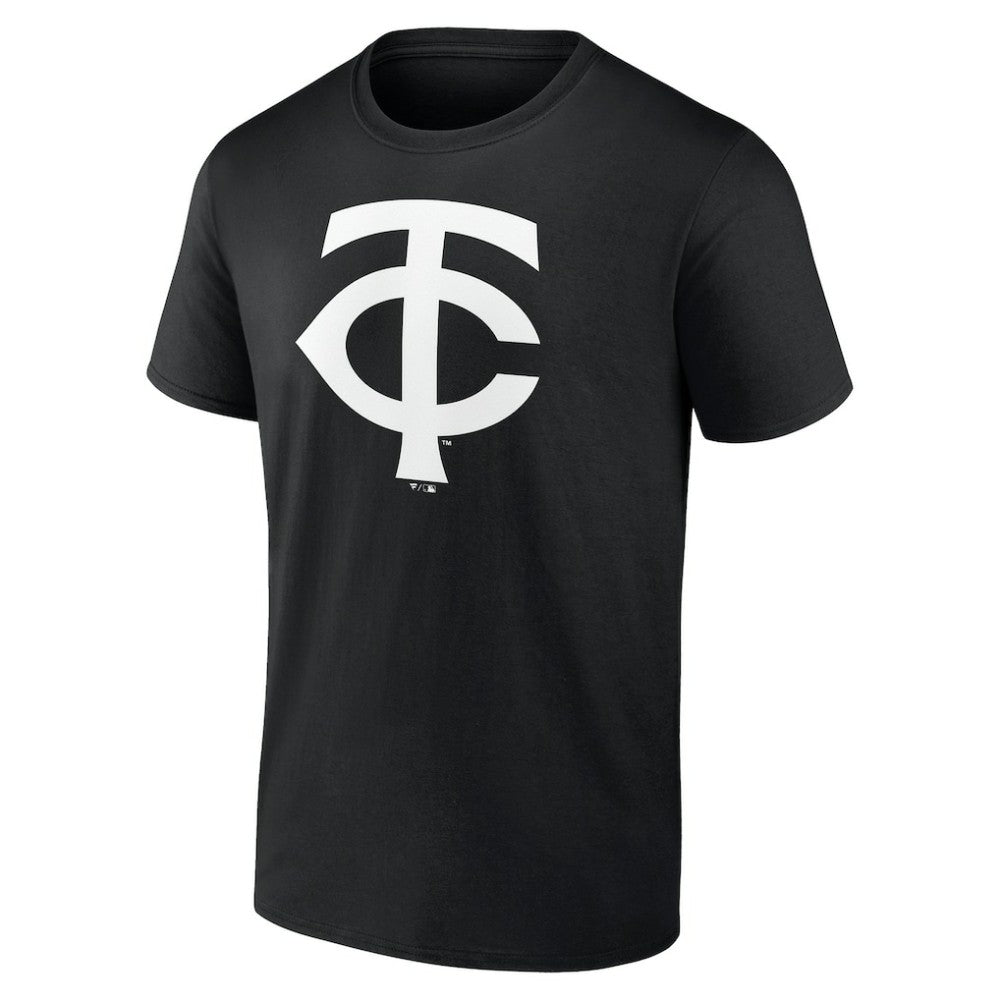 Minnesota Twins Monochrome Personalized Name & Number T-Shirt - Black