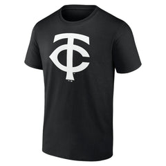 Minnesota Twins Monochrome Personalized Name & Number T-Shirt - Black