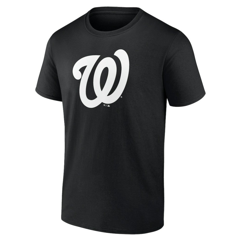 Washington Nationals Monochrome Personalized Name & Number T-Shirt - Black