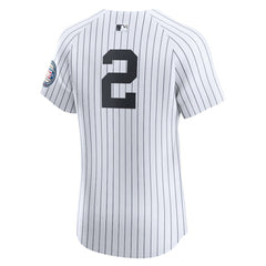 Derek Jeter New York Yankees Home 2020 Hall of Fame Induction Patch Elite Player Jersey - White | Nike