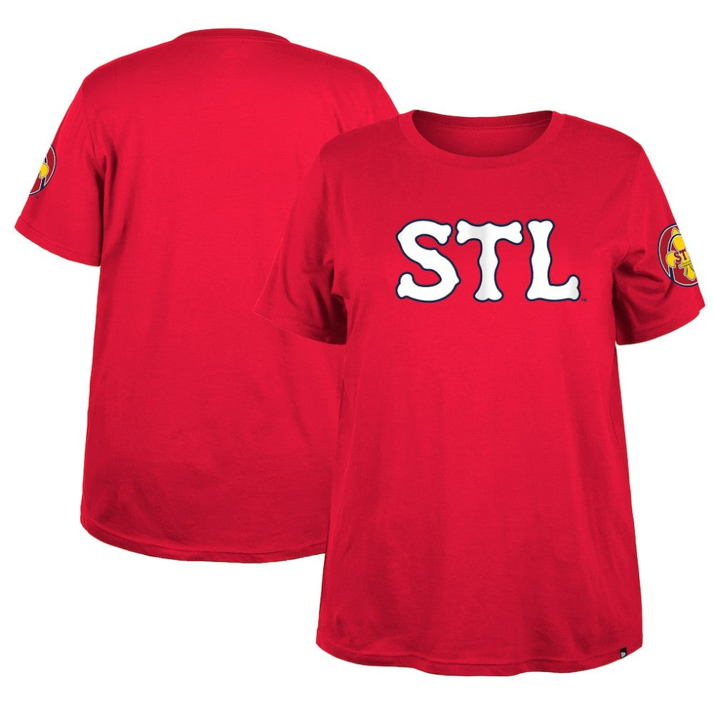 St. Louis Cardinals Women's 2024 City Connect Plus Size T-Shirt - Red | New Era